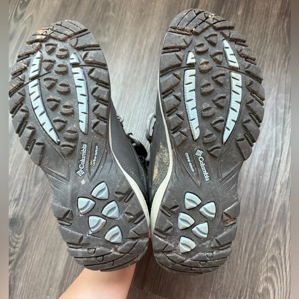 Columbia Gray Hiking Boots 6.5 women